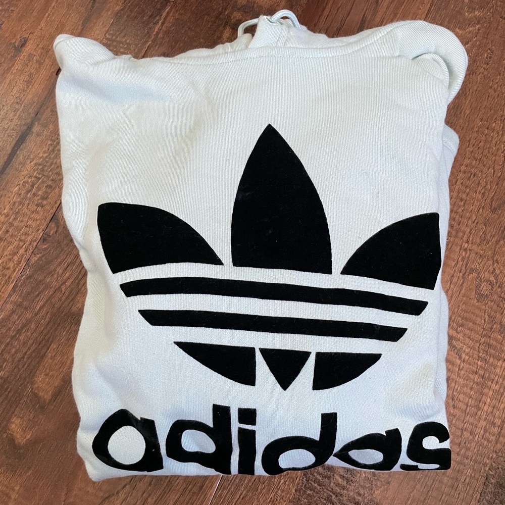 Adidas sweatshirt. Mint green. size medium